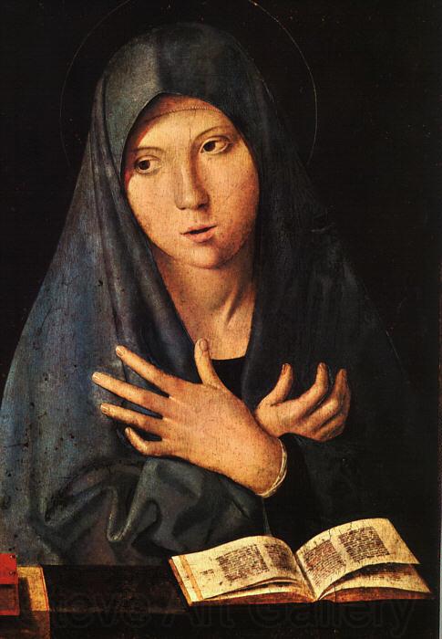Antonello da Messina Virgin of the Annunciation Germany oil painting art